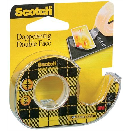 3M Scotch 12mm x 6.3m kétoldalas ragasztószalag adagolóval (70005232866)
