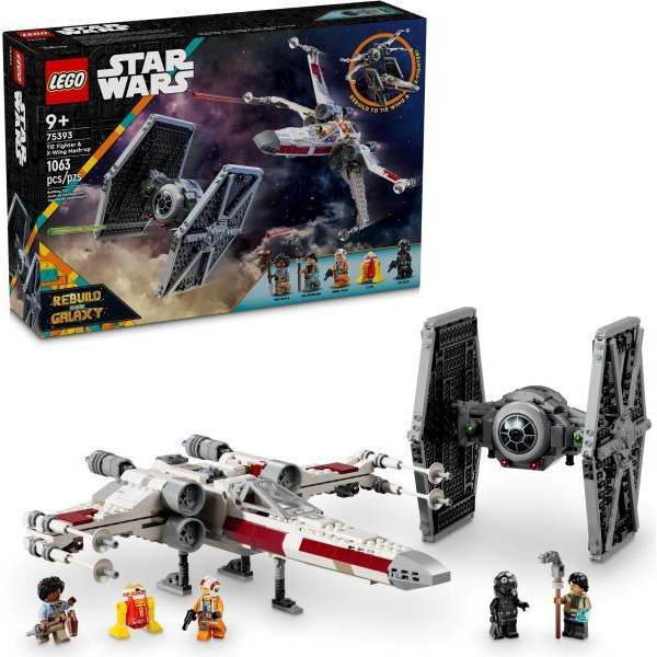 Lego Star Wars TIE Fighter és X-Wing mix (75393)