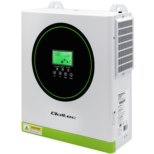Qoltec 53864 3.5kW Napelem inverter (24V / 100A)