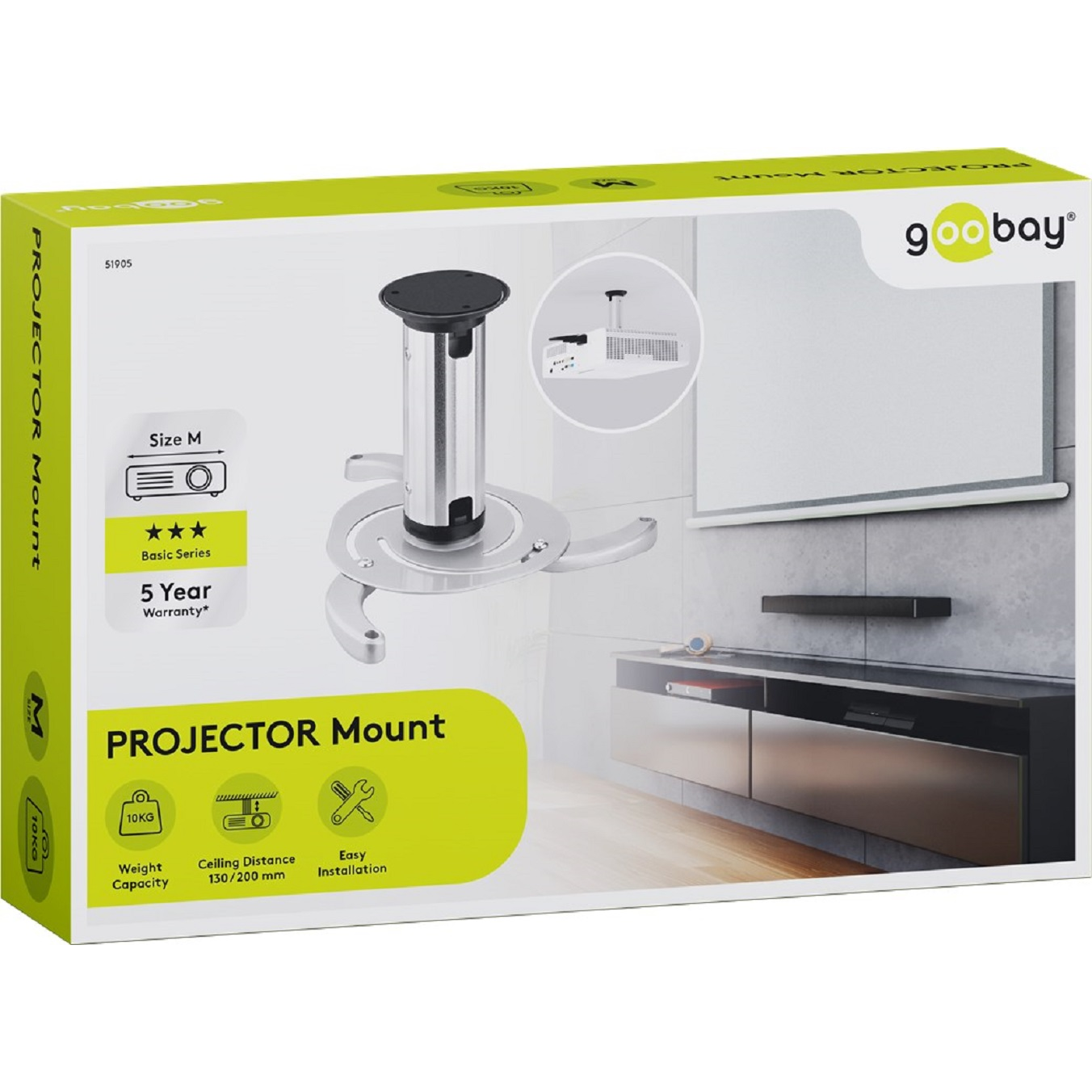 GOOBAY Projektor mennyezeti tartó (51905)