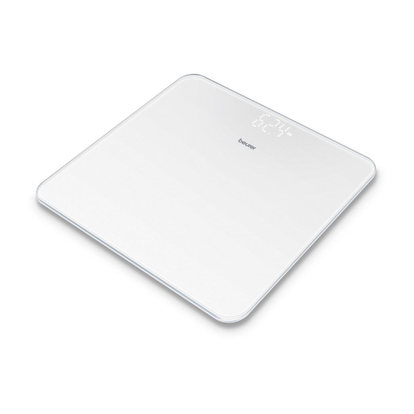 Кантар GS225, 150 кг, Осветен дисплей dot matrix, Бял