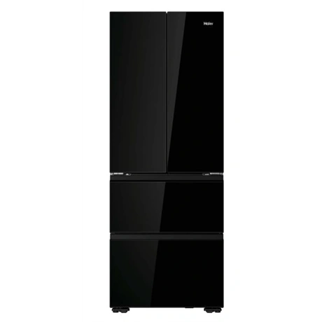 Haier HFKR5718DNGB amerikaanse koelkast Vrijstaand 402 l Zwart