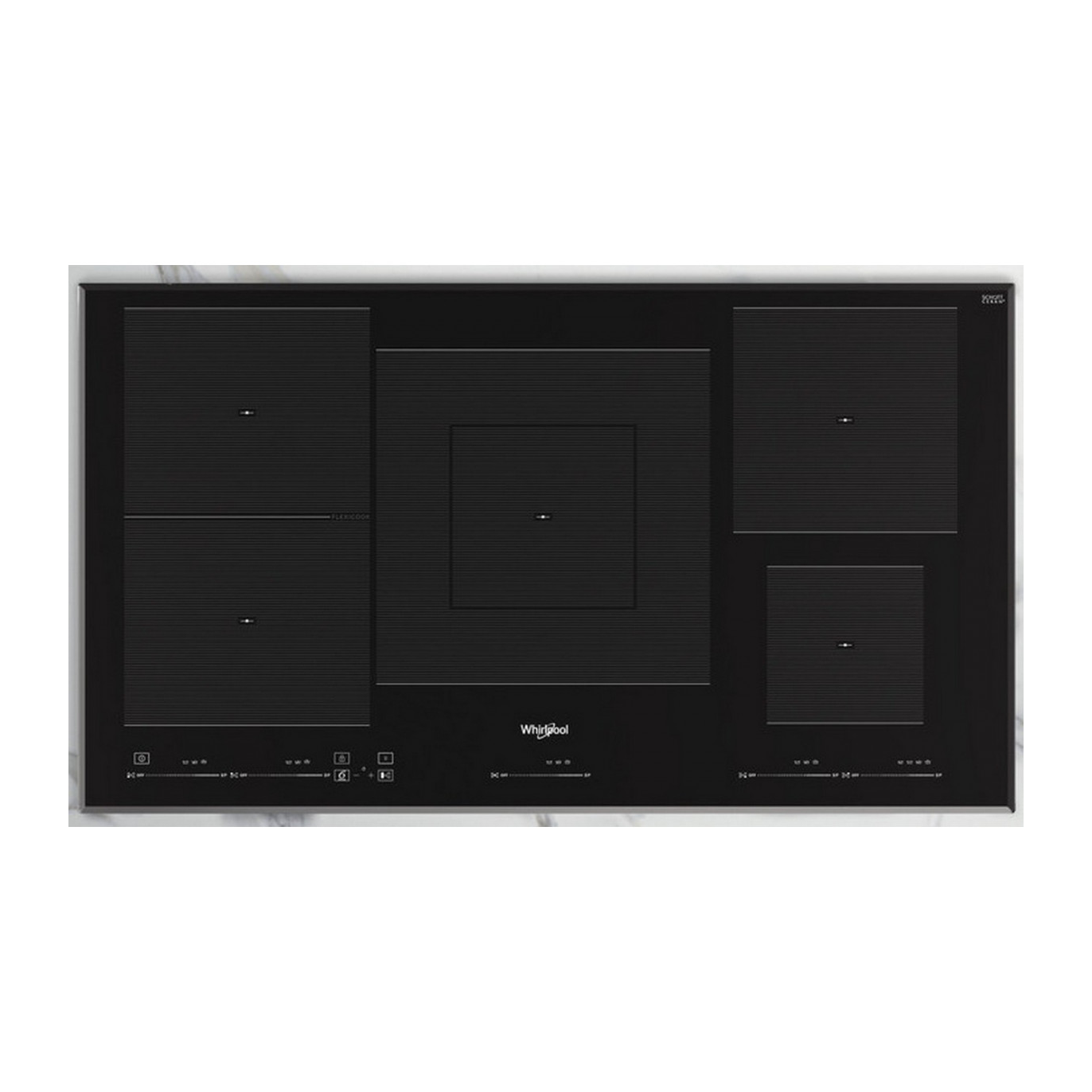 Whirlpool WT 1090 BA Fekete Beépített 90 cm Zónás indukciós főzőlap 5 zóna (WT 1090 BA)