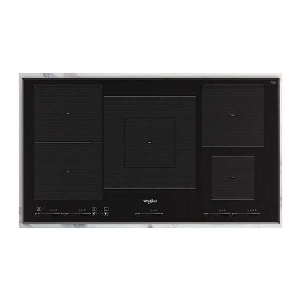 Whirlpool WT 1090 BA Zwart Ingebouwd 90 cm Inductiekookplaat zones 5 zone(s)