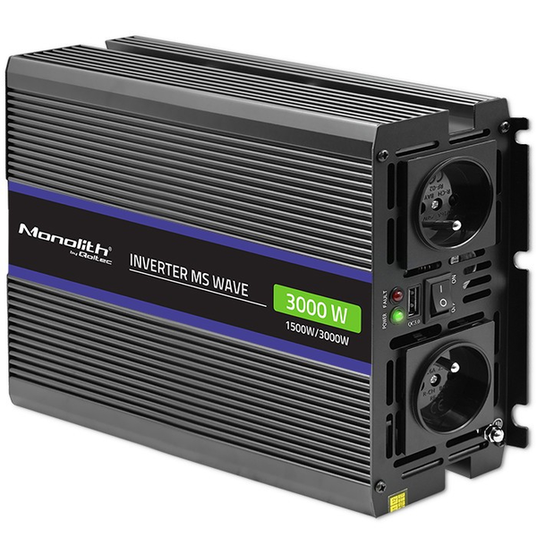 Qoltec Monolith 51927 Autós inverter (12V / 1500W)