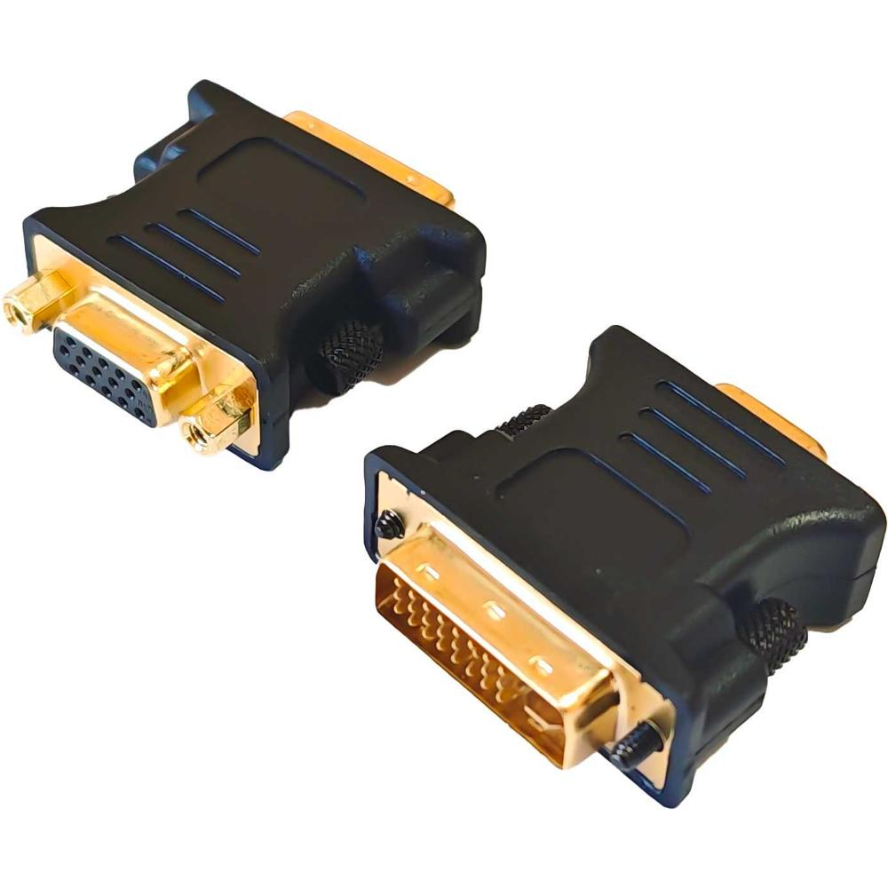 Yenkee YVC 04 DVI-A apa - VGA anya Átalakító Adapter - Fekete (YVC 04)