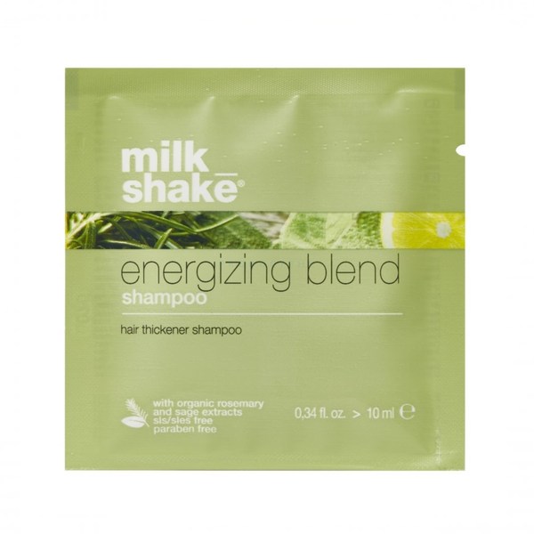 Milk Shake, Energizing Blend, Sulfates-Free, Hair Shampoo, Thickening, 10 ml