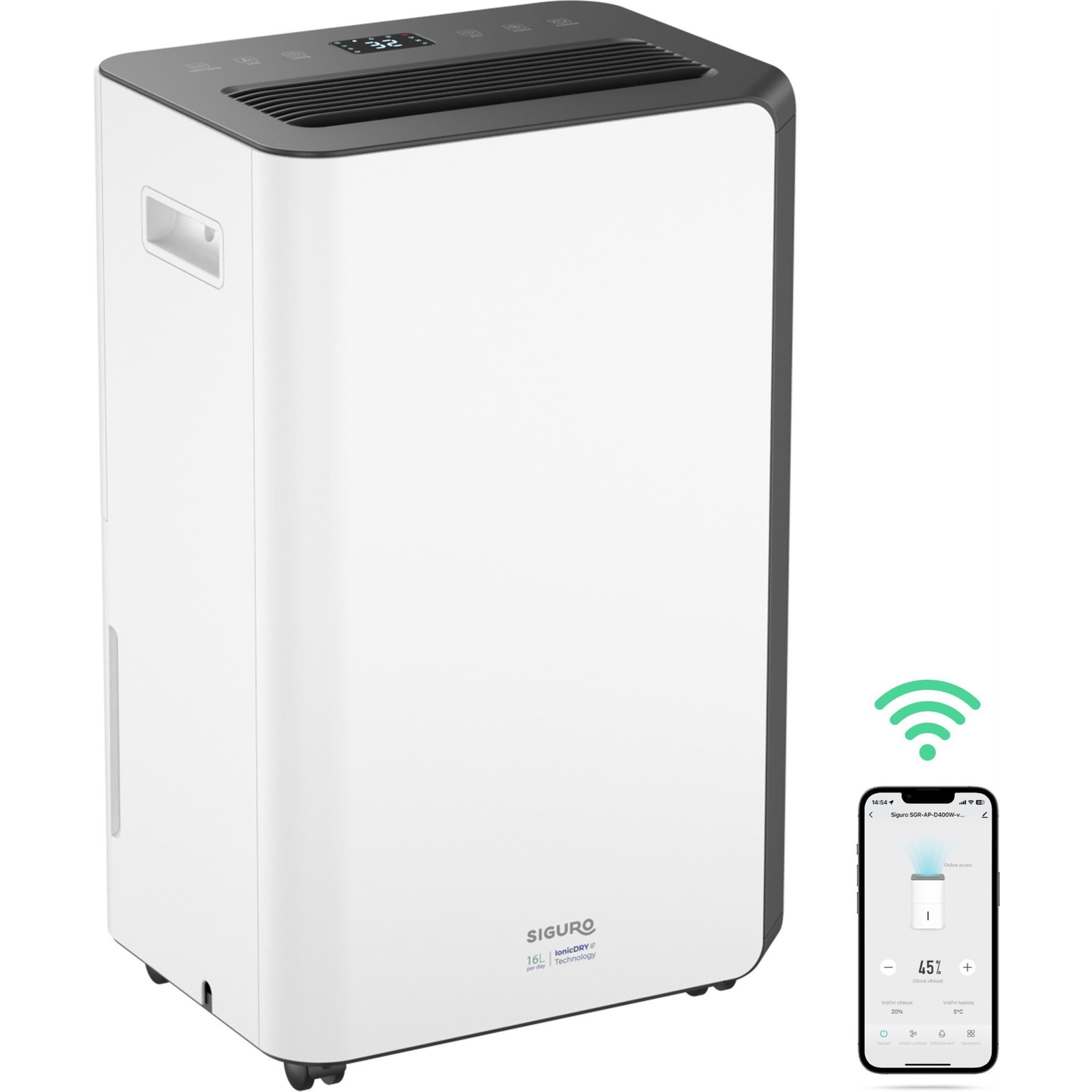 Siguro DH-G400W Archelon, 16 l, WiFi (SGR-DH-G400W)