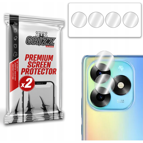  GrizzGlass Szkło na aparat GrizzGlass HybridGlass Camera do Itel S23+