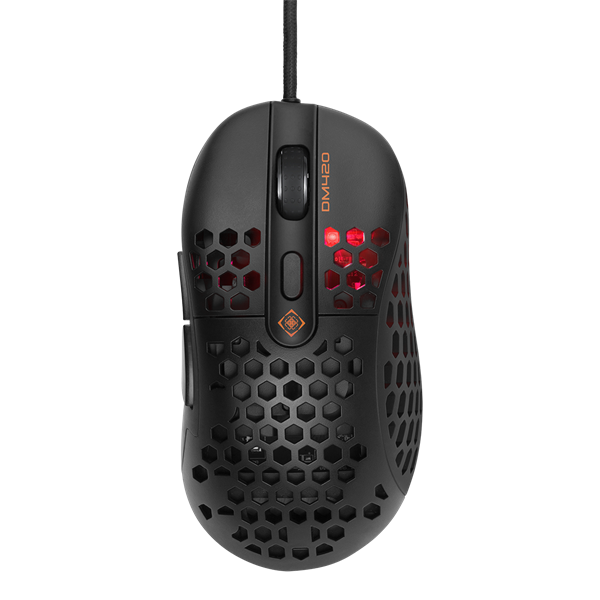 DELTACO GAM-106 Gaming egér 6400 DPI fekete (GAM-106)