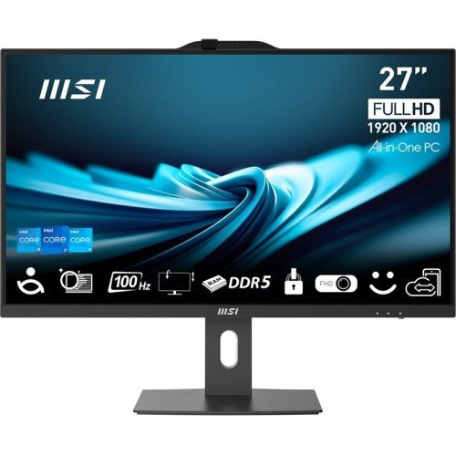 MSI Pro AP272P 14M-867XEU All-in-One PC Intel® Core™ i5 i5-14400 68,6 cm (27") 1920 x 1080 Pixel PC All-in-one 16 GB DDR5-SDRAM 512 GB SSD Wi-Fi 6E (802.11ax) Nero