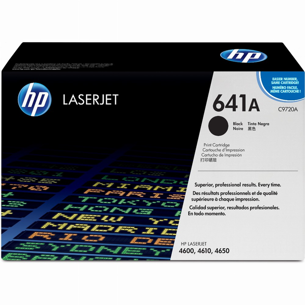 HP 641A Black Original LaserJet Toner Cartridge tonerová náplň 1 kusů Originální Černá