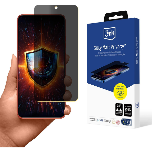 Ochranná fólie Fólie 3mk Silky Privacy Matte pro Motorola Edge 50 Neo