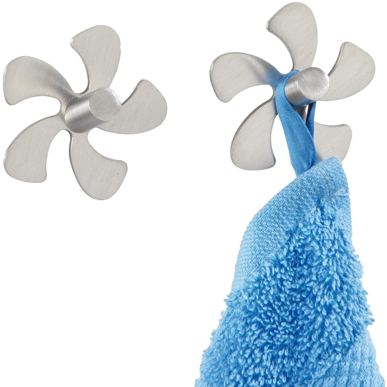 WENKO VRTULKA - Wall Hook 10x24x4cm, Stainless-steel (z4466130100)