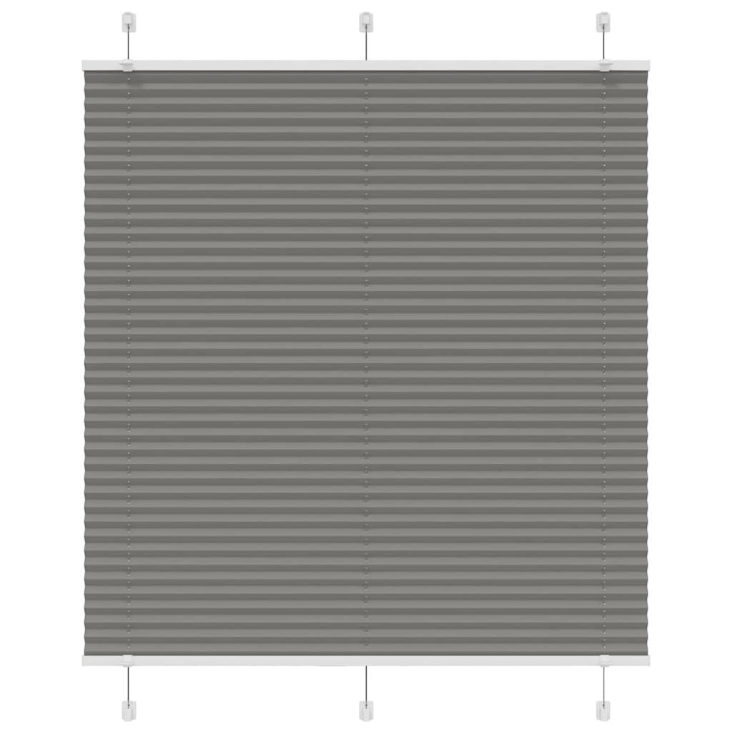 pliszírozott redőny antracit 120x100 cm szövetszélesség 119,4cm (4015079)