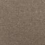 Cadru de pat cu tăblie, gri taupe, 140x190 cm, textil