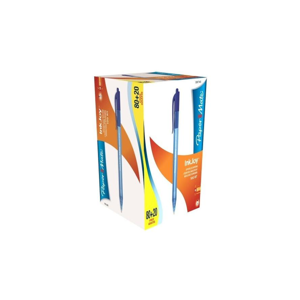 PAPER MATE Gelschreiber InkJoy Gel 100RT blau 80+20ValuePack