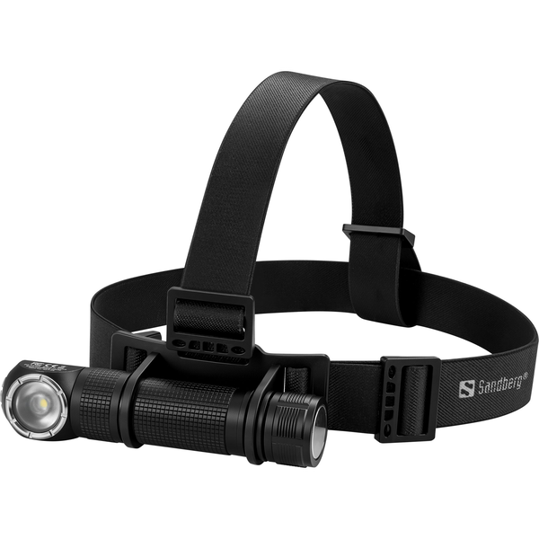 Sandberg 421-36 torcia Nero Torcia a fascia LED