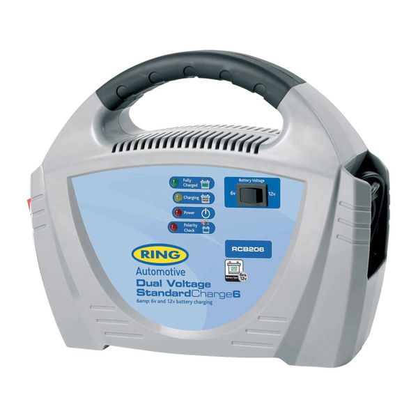 Ring 70RECB206 akkumulátor töltő 6/12V 6A
