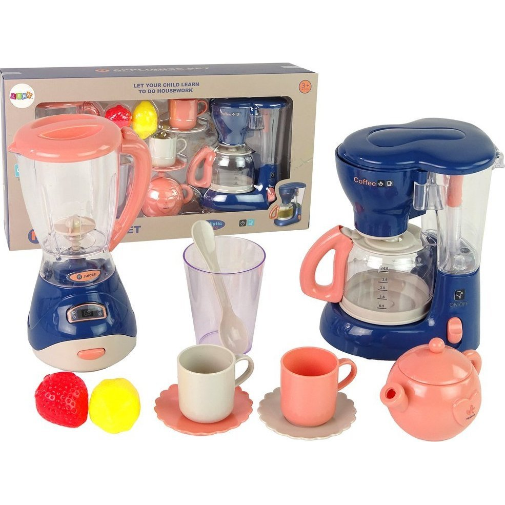 Konyhai Kiegészítők Készlete Turmixgép Kávéfőző Gyerekeknek (15683)