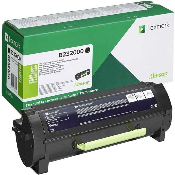 Lexmark B232000 tonerpatron 1 stk Original Sort