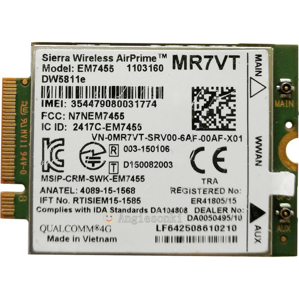 Origin Storage DELL-DW5811E laptop reservedel WLAN-kort