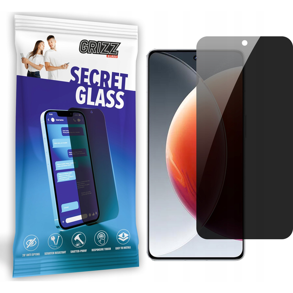  GrizzGlass Szkło prywatyzujące GrizzGlass SecretGlass do Tecno Camon 30 Premier