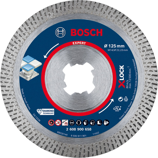Bosch Expert HardCeramic X-LOCK cirkelzaagblad 12,5 cm 1 stuk(s)