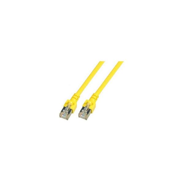 EFB RJ45 Patchkabel SF/UTP, Cat.5e, PVC, CCA, 1,5m, gelb