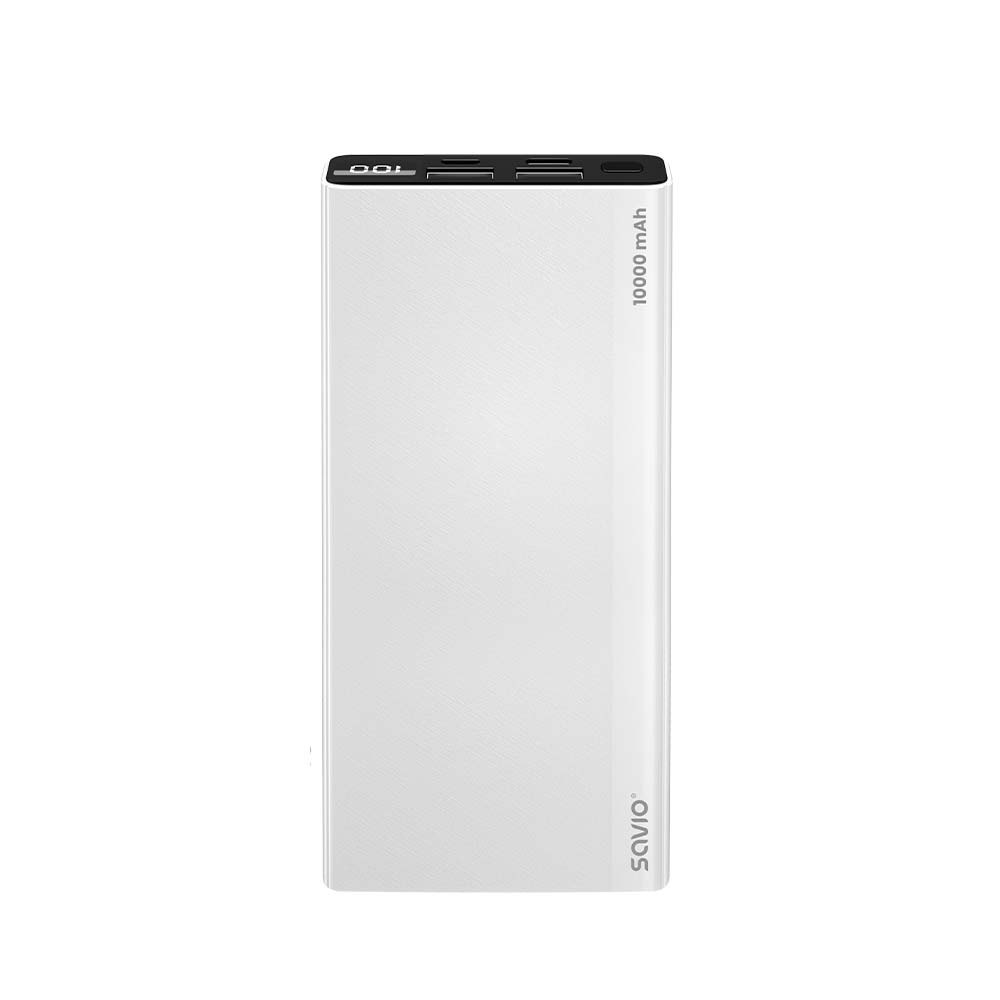Savio BA-04 Power Bank 10000 mAh Fehér (BA-04)