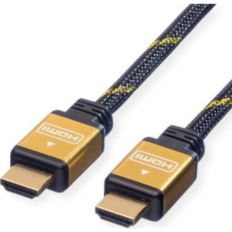 Roline HDMI Csatlakozókábel HDMI-A dugó, HDMI-A dugó 1.50 m Többszínű 11.04.5500 Standard HDMI HDMI kábel
