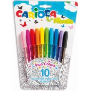 Carioca Fiorella színes golyóstoll készlet 10db (42775) (WIKR-0962074)