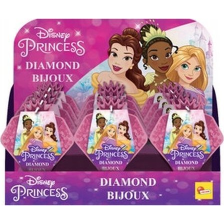 Disney Hercegnők Ékszerkészítő készlet gyémánt alakú tárolóban - Lisciani