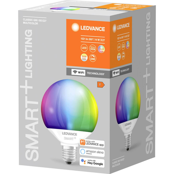 LEDVANCE SmartLED žárovka WiFi E27, stmívatelná, RGB
