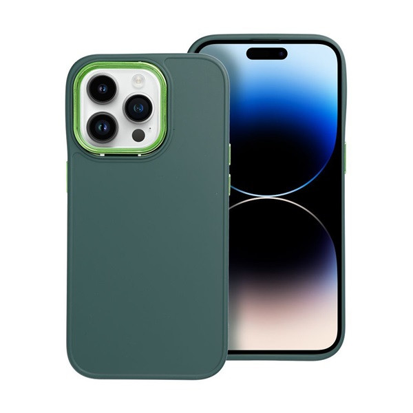 Frame Apple iPhone 14 Pro szilikon tok zöld (74554) (FR74554)