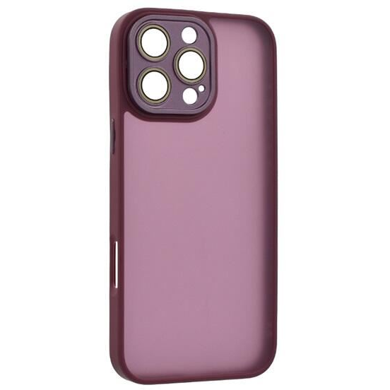 Gigapack Apple iPhone 16 Pro Max szilikon tok akril hátlappal lila (GP-160106) (GP-160106)