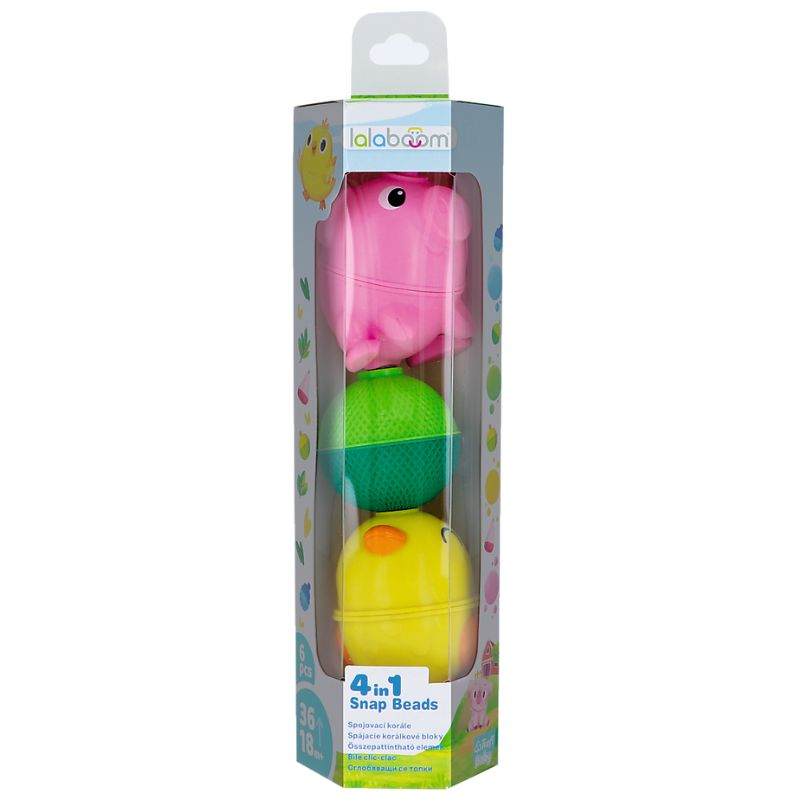 Lalaboom: Montessori Farmállatok bébi fejlesztőjáték - 6 részes (61871)