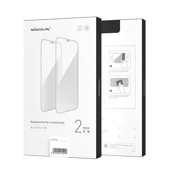 Nillkin képernyővédő fólia 2db (full screen, ultravékony, 0.33mm) FEKETE Samsung Galaxy S23 (SM-S911) (GP-136091)