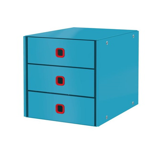 Leitz Click&Store A4 3 fiókos irattároló - Nyugodtkék (53680061)