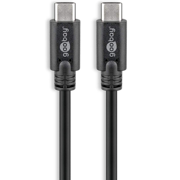 Goobay USB-C 3.1 apa - USB-C apa Adat és töltő kábel (1m)