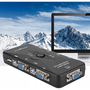 Przełącznik Pawonik PRZEŁĄCZNIK KVM VGA 4X1 SWITCH 3XUSB HUB BOX