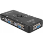 Przełącznik Pawonik PRZEŁĄCZNIK KVM VGA 4X1 SWITCH 3XUSB HUB BOX