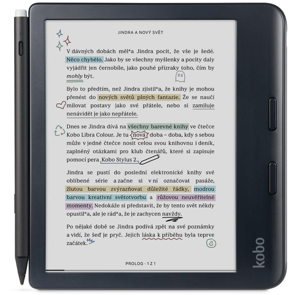 Kobo Libra Colour Black &amp; stylus bundle