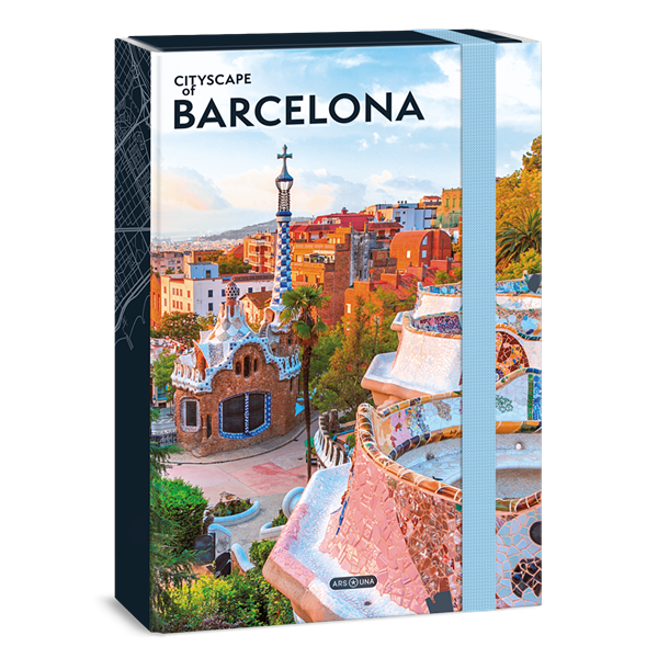 Ars Una Cityscape-Barcelona 25 (5509) A4 füzetbox