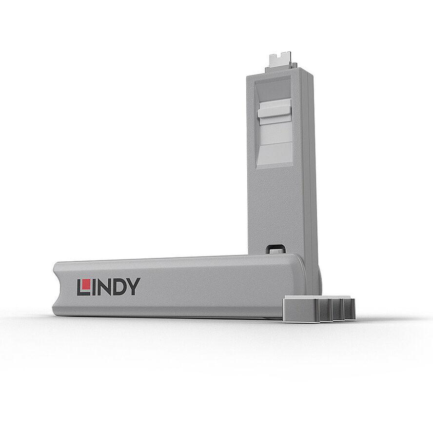 LINDY USB Typ C Port Schloss weiß (40427)