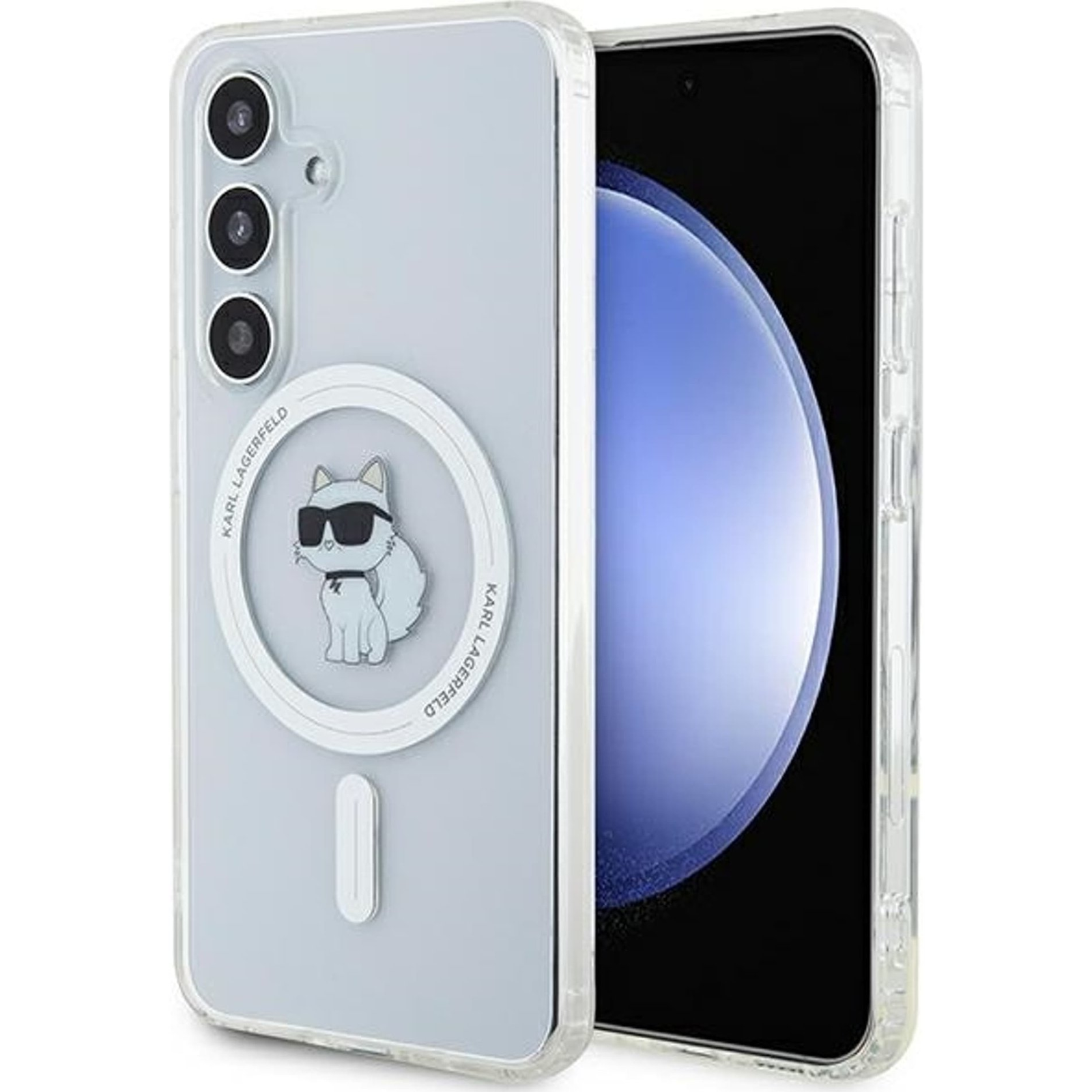 Karl Lagerfeld IML Choupette S24 MagSafe tok, átlátszó KLHMS24SHFCCNOT (KLHMS24SHFCCNOT)