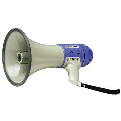 Megafon, hordpánttal, beépített hangokkal, Monacor TM-25 (TM-25)