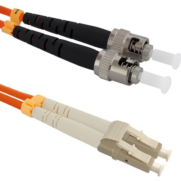  Qoltec Optic Patchcord LC/UPC - ST/UPC MM 50/125 OM2 1m (54071)
