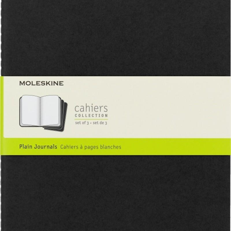 Moleskine Jegyzetfüzet Cahier 3 Darab Qp323 Fekete Xl Sima (MS-705038)