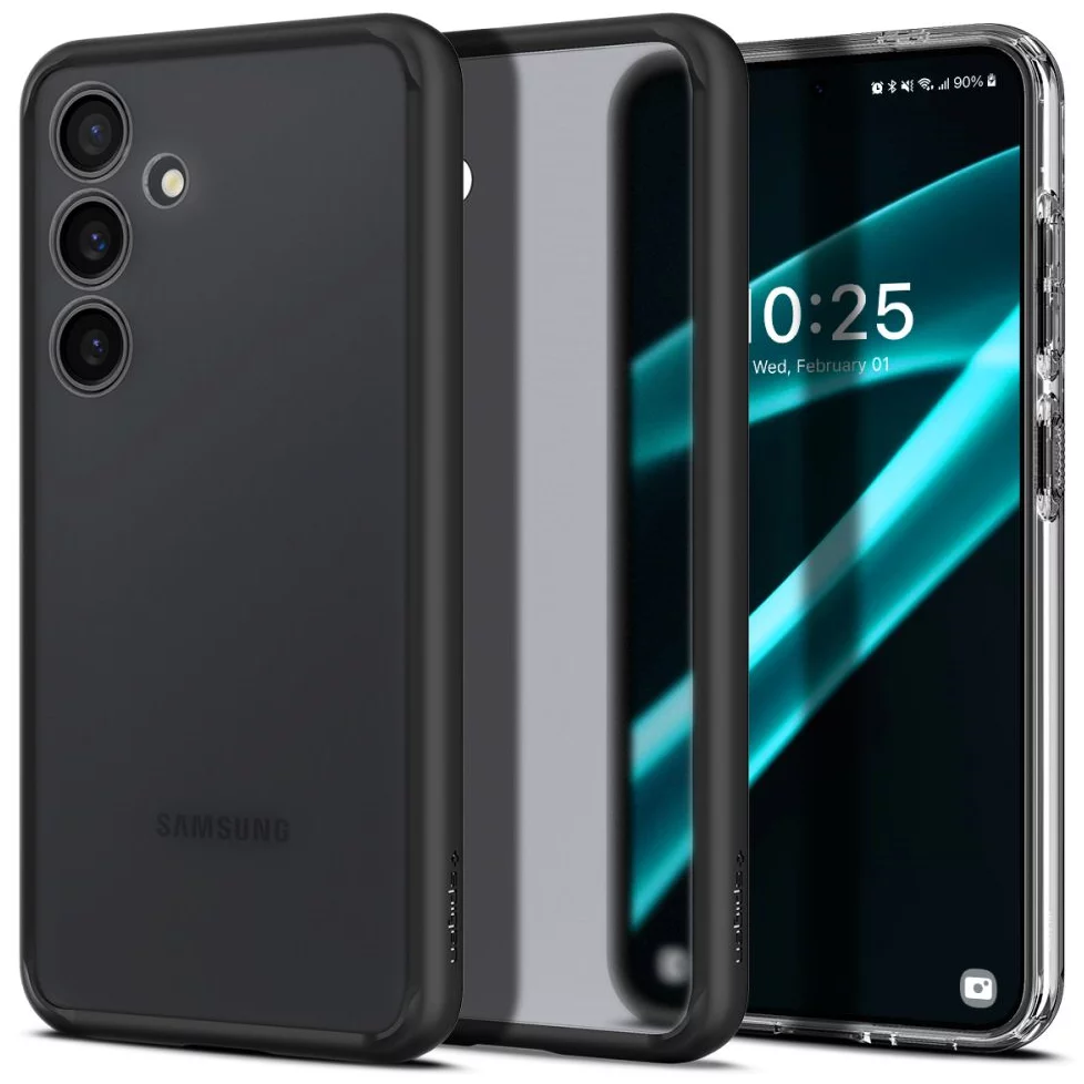 Spigen Ultra Hybrid Samsung Galaxy S24 Plus tok áttetsző-fekete (ACS07331) (ACS07331)